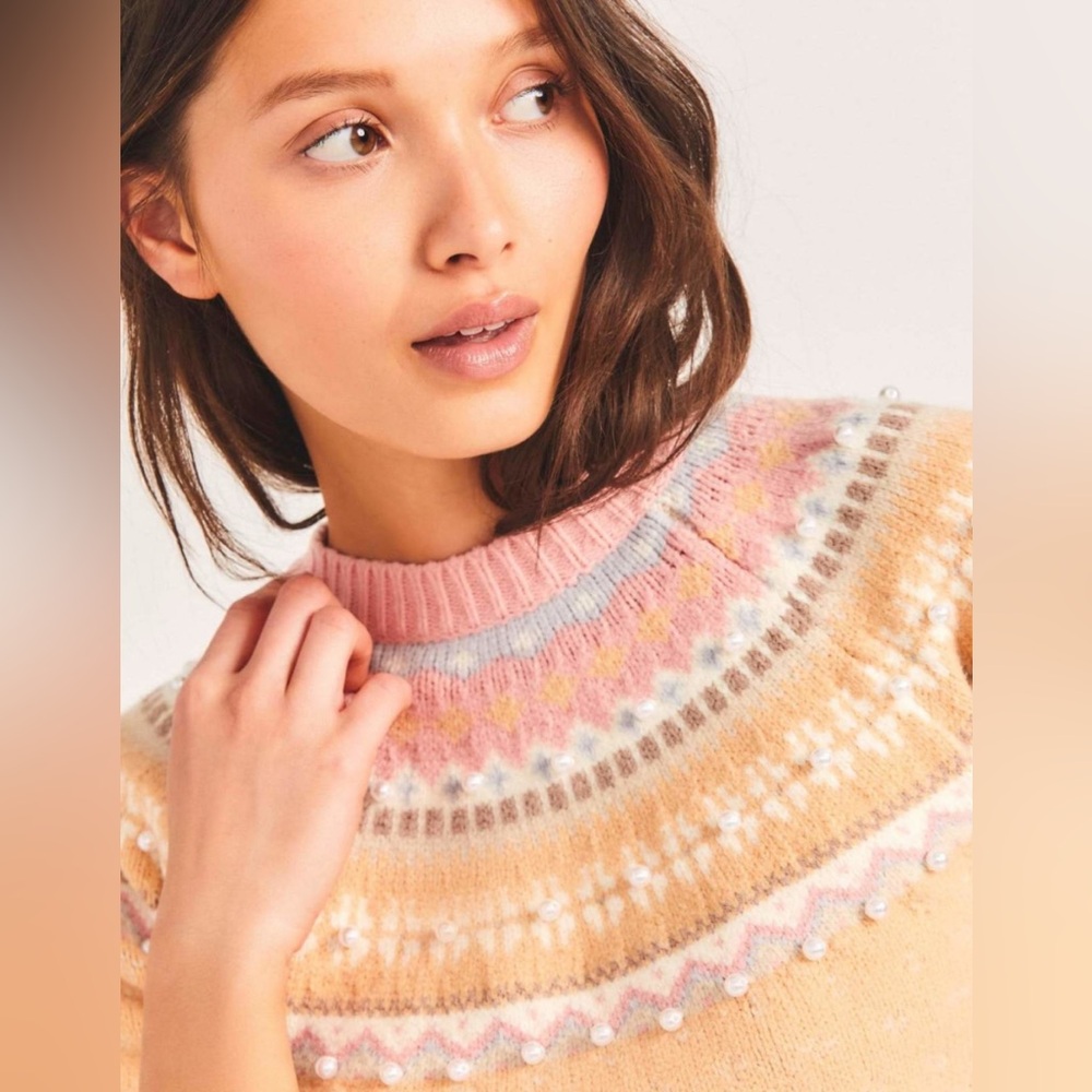 LoveShackFancy Crawley Birch Grove Sweater